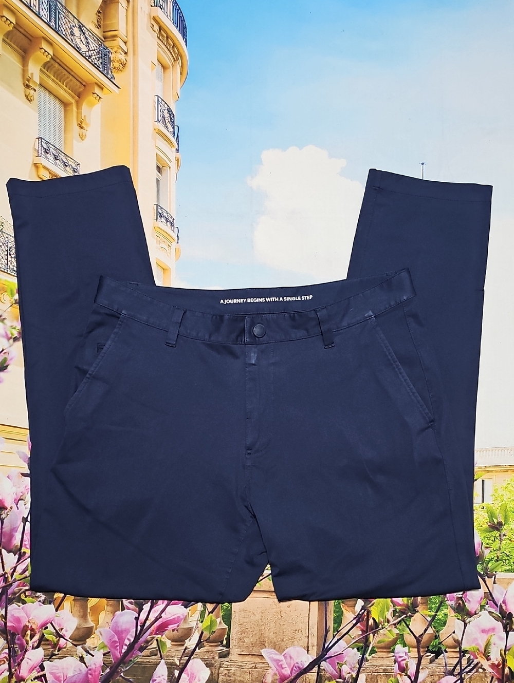 Rhone Commuter Slim Pants in Classic Blue Size 33x29